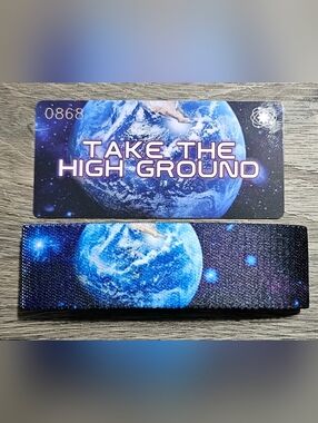 ZOX "TAKE THE HIGH GROUND" #868 EARTH UNREDEEMED DIAMOND COLLECTIBLE WRISTBAND